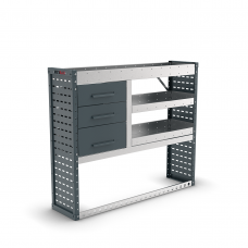 Top Tray Module - 1500h x 1250w - 3 Drawer/ 2 Shelf Unit - (Optional Depths)